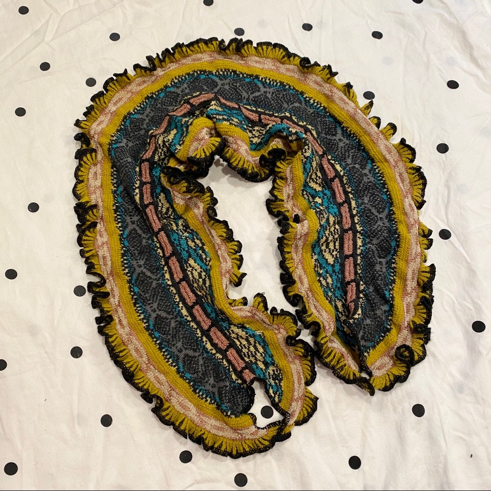 Anthropologie Style Ruffled Scarf